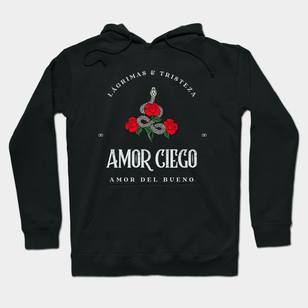 Amor Corazon Rosa Hoodie by Tip Top Tee's